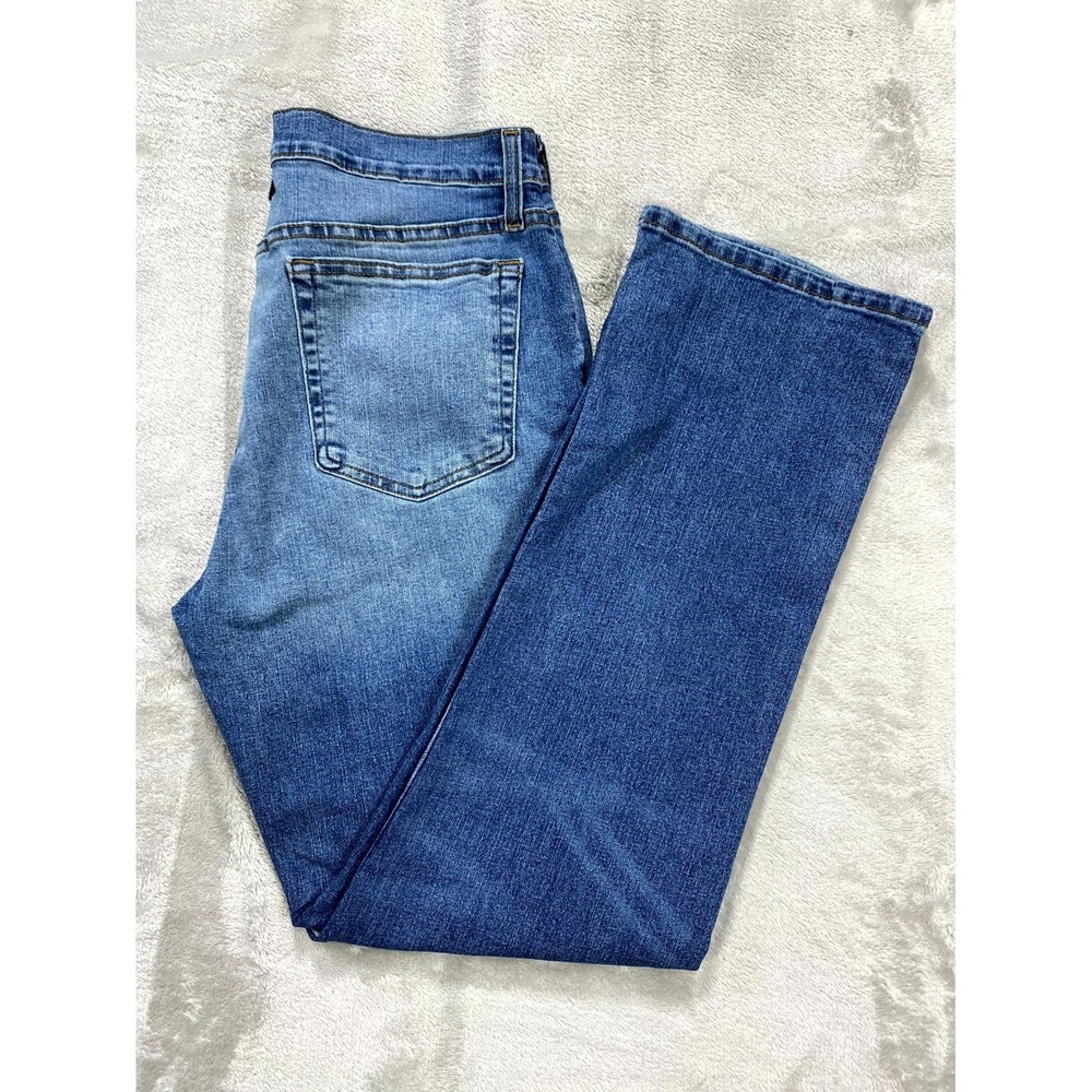 George Bootcut Jeans Mens 33x30 Blue‎ Stretch Denim Casual Work Everyday Classic